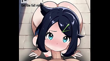 Liko lost a pokémon battle against you so now she became your submissive fucking sex slave who will suck your cock whenever you order her to