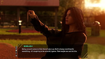 Move the chains #05 stunning long haired brunette wants to talk about the old days taboo hentai 3d game