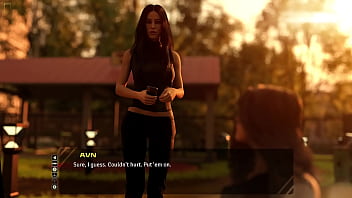 Move the chains #05 stunning long haired brunette wants to talk about the old days taboo hentai 3d game