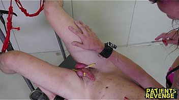Nurse Holl Destroys Orderly Scotts Manhood thumbnail