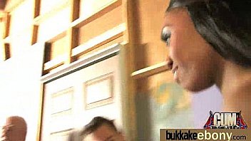 Interracial groups sex with black chick and white dudes 20