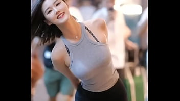 Asian girl show her tits in public