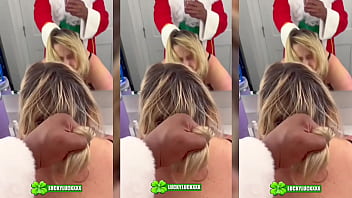 Lucky gurl brynn bad santa fucks a blonde hot milf
