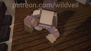 Honkai starail babe gets fucked minecraft animation