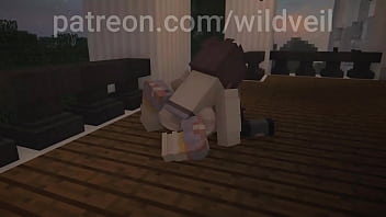 Honkai starail babe gets fucked minecraft animation