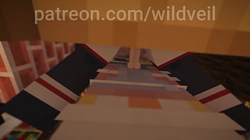 Honkai starail babe gets fucked minecraft animation