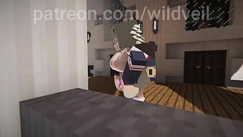 Honkai starail babe gets fucked minecraft animation