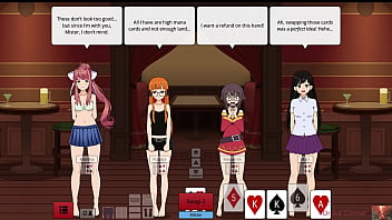 Cutest girls play high stakes poker who will lose first