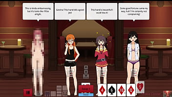 Cutest girls play high stakes poker who will lose first
