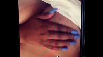 Lightskin with big tits and nipple piercings sends a sexy s