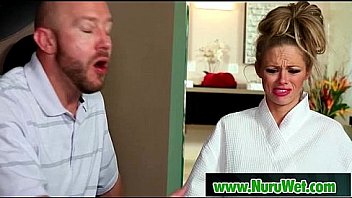 Japanese nuru massage and sexual tension on air matress 13