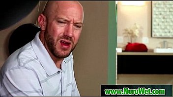 Japanese nuru massage and sexual tension on air matress 13