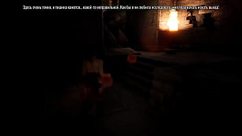 Lara solves the mystery of an ancient statue with a huge penis with her ass 3d hentai game anime