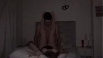 Fucking her pussy before bed