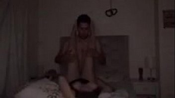 Fucking her pussy before bed