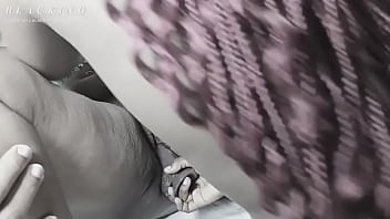 Black melanin fucks desiree eve with a 10" strapon dildo