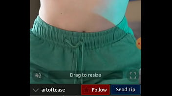 Artoftease shows boobs for her fans in the chat room