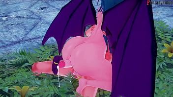 Morrigan fucking hardsex full halloween special on sheer & fantasyking3