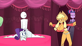 Rarity's new friend by monstrousfrog