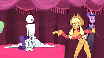 Rarity's new friend by monstrousfrog