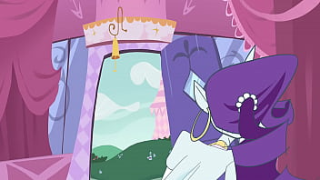 Rarity's new friend by monstrousfrog