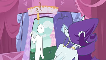 Rarity's new friend by monstrousfrog