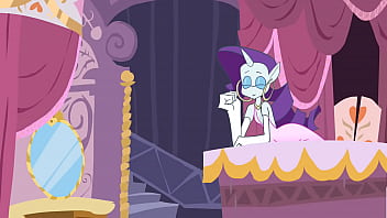 Rarity's new friend by monstrousfrog