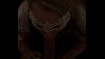 Masked Newlywed Sucks Cock thumbnail