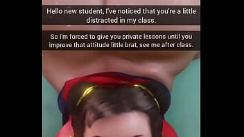 Private sport class with sexy milf