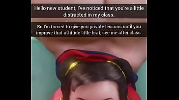 Private sport class with sexy milf