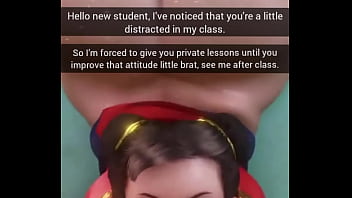 Private sport class with sexy milf