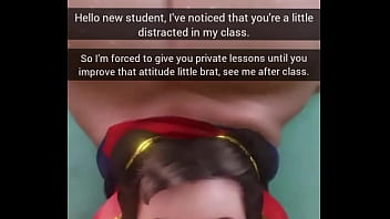 Private sport class with sexy milf