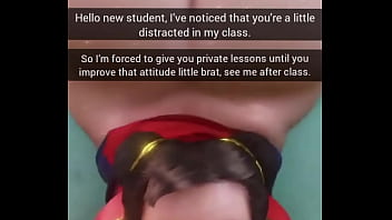 Private sport class with sexy milf