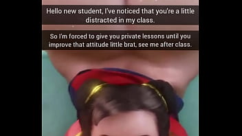 Private sport class with sexy milf