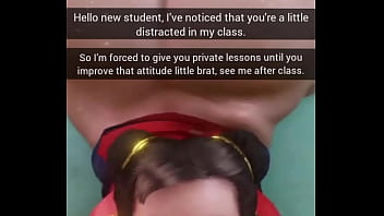 Private sport class with sexy milf