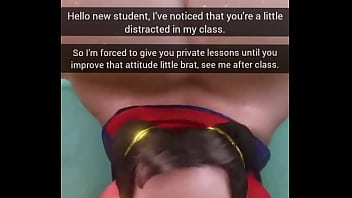 Private sport class with sexy milf