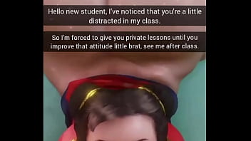 Private sport class with sexy milf