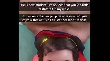 Private sport class with sexy milf