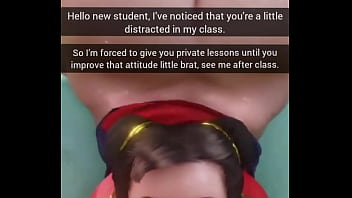 Private sport class with sexy milf