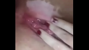 Tanned girl fingered hard