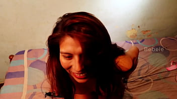 Big boob submissive girl asking for pussy fucking with lube