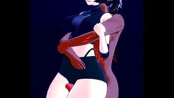 Jane doe teasing and thighfuck