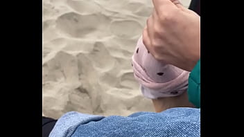 Feet on the sand pies sobre la arena