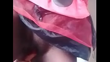 Jocilena using lipstick in her pussy