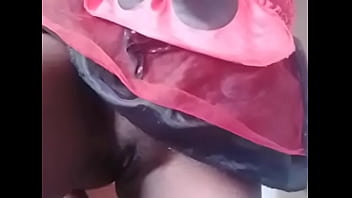 Jocilena using lipstick in her pussy