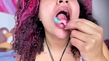 Making a slave smell my farts with a mask