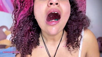 Making a slave smell my farts with a mask