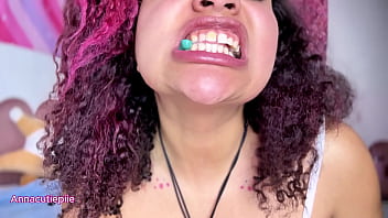 Making a slave smell my farts with a mask