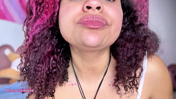 Making a slave smell my farts with a mask