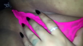 Latina playing with my wet & fat pussy 1